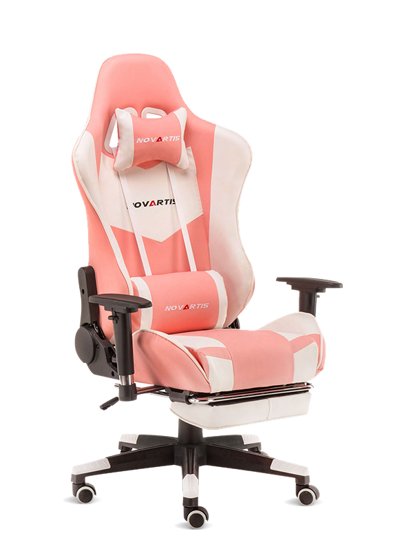 Tutus High Quality PU PVC Modern Racing Pink Gear Gaming Chair 