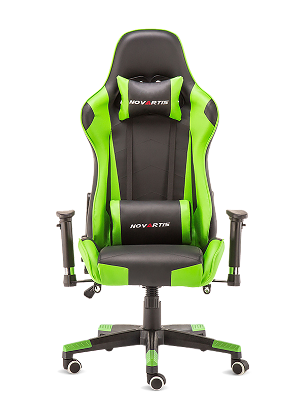 The Fine Quality Modern Racing Green PU Leather Gaming Chair  The Fine Quality Modern Racing Green PU Leather Gaming Chair