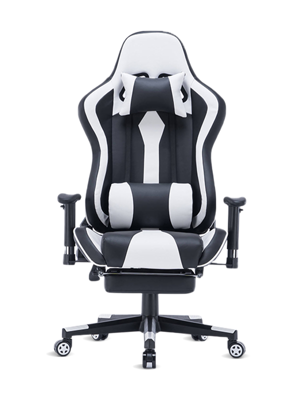 Ergonomic PC Computer Racing Chairs Office White RGB Gaming Chair  Ergonomic PC Computer Racing Chairs Office White RGB Gaming Chair